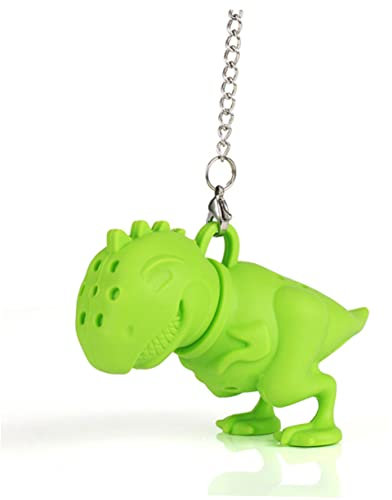 VICASKY Silicone Dinosaur Tea Infuser Creative Dinosaur Tea Filter Strainer for Kitchen Gadget