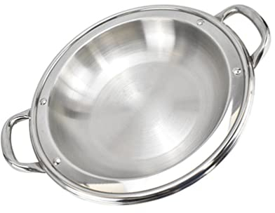 Luxshiny Cooking Pot Lid Non Stick Pots and Pans Easy Clean Stainless Steel Kitchen Essential