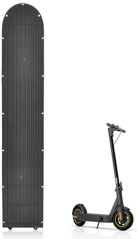 Agatige Scooter Bottom Battery Cover, Plastic Black Bottom Battery Cover Anti Skid Guard Plate for Electric Scooter
