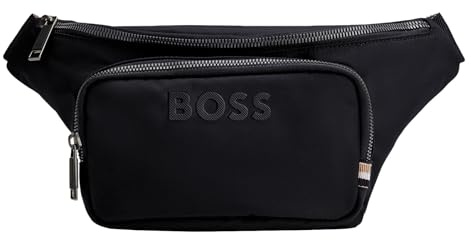 BOSS Herren Catch 3.0 Strukturierte Gürteltasche mit kontrastfarbenem Logo