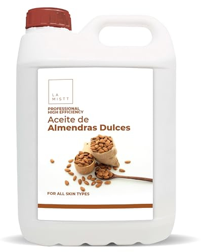 Olio di Massaggio di Mandorle Dolci, Rosmarino, Lavanda e Finocchio 5 Litri | Olio per il Corpo Professionale