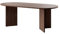 Selsey Table À Manger Ovale 90 x 204 cm 6-10 Personnes Table De Cuisine Bureau Noix Wisconsin Ovo