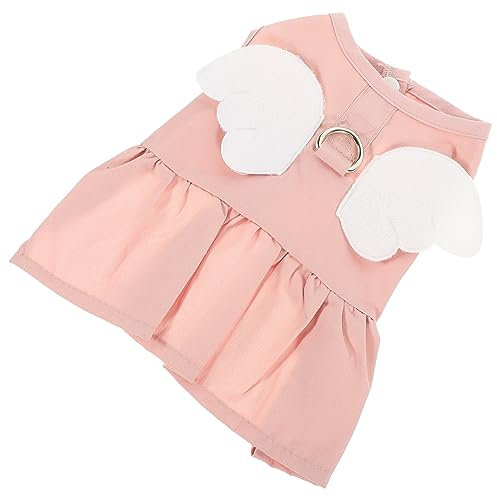 HAPINARY Sommerkleid für Haustiere Engelsflügel Katzenkleid Leinenclip Hundekleidung für besondere Anlässe