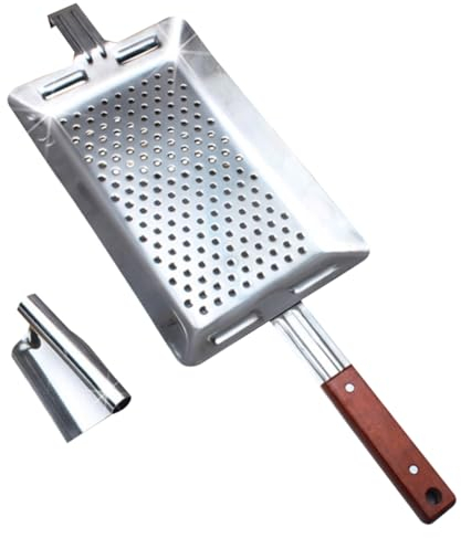 MAGICLULU Spätzle- Und Spaghettisieb-set Aus Edelstahl 2-teilig Maker Mit Holzgriff Benutzerfreundliche Nudelpresse Für Schnelles Kochen