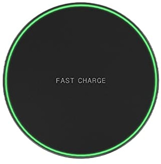 Caricabatterie senza fili, caricabatterie wireless veloce da 60 W per caricabatterie stazione di ricarica senza fili per telefono stazione di ricarica senza fili magnetico(nero con cavo)
