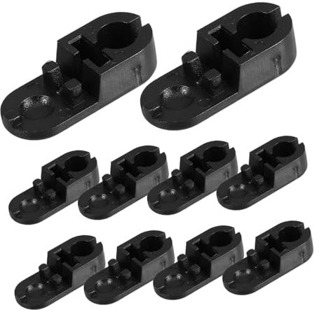 VINTORKY 10pcs Plastic Chain Connectors Roller Blind Ball Chain Cord Connector Clips Replacement for Roller Shades and Vertical Blinds Window Cord Replacement