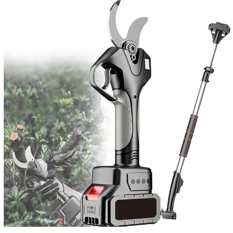 DMBBSAPBSH Forbici Potatura a Batteria, Potatore Elettrico Professionale a Batteria con Diametro di Taglio di 3'' for potatura di Alberi e Rami