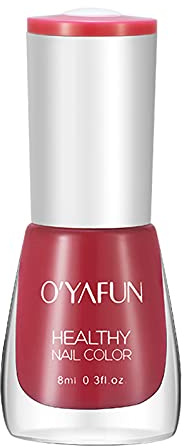 Set de vernis à ongles non toxique à base d'eau, 20 couleurs, séchage rapide, facile à enlever, finition brillante, 8 ml