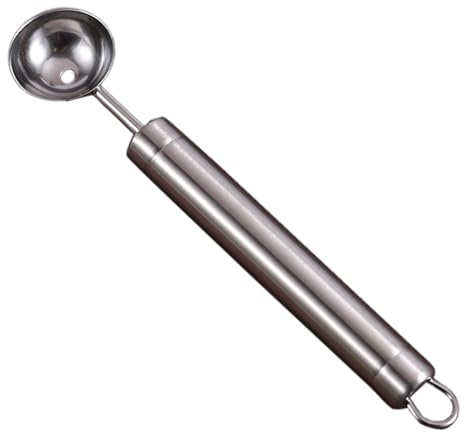 Cutlery Set 2 in 1 Stainless Steel Fruit Cutter Watermelon Cutter 2025 Upgrade Head Watermelon Fork Slicer Tool Summer Fruit Cutting Home Kitchen Gadgets (Silver,17cm)