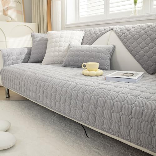 AXHMZYD Couch Sofa Überzug 3 2 4 1 Sitzer L Form Ecksofa Sofa Cover,rutschfeste Sofa Überwurf,Sofaschoner für Wohnzimmer,Couch Überwurfdecke,Sofahusse Sofaüberwürfe Sofa Abdeckung(F,90x160cm(1pc))