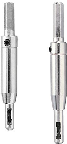 General Tools 290ST Self Centering Hinge Drill Bit Set, 2-Piece, Metal, 7/64”, 9/64”