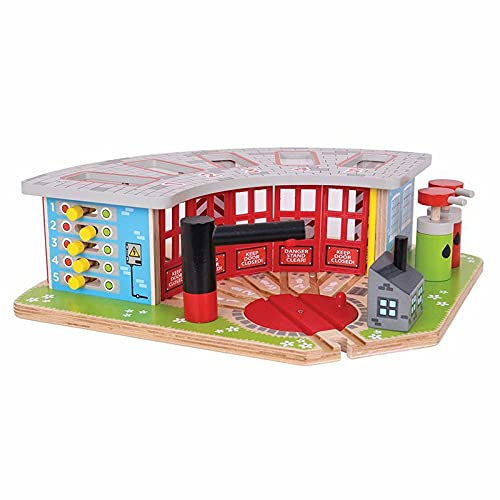 Bigjigs Rail exklusiv depå för 5 tåg