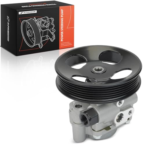 A-Premium Power Steering Pump, with Pulley, Compatible with Toyota Tundra 2000-2006, Sequoia 2001-2007, 4.7L, Replace # 443100C030