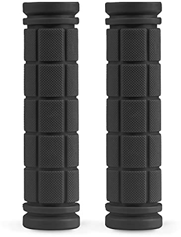 Soke Griffe Für Scooter Lenkerendstücke für Roller - Stunt Scooter Fahrrad Griffe Grips Lenkergriffe - rutschfeste Kunststoff Kinder Roller Lenker Gummigriffe Abdeckung Lenkergriffe - Schwarz 125mm