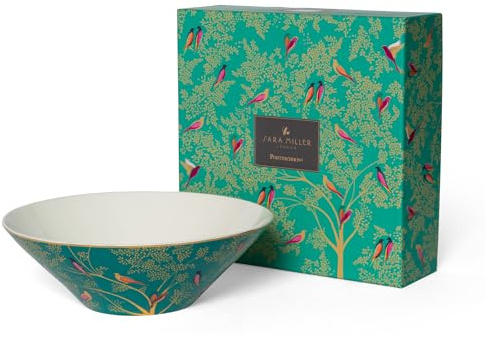 Sara Miller Chelsea Collection - Ensaladera grande en caja para Portmeirion