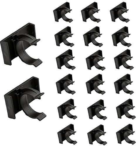 LumenTY 20 pièces Clip pour Plinthe Cuisine 30-31 mm/ 1,18-1,22 Pouces de Diamètre Fort Support Clips Plinthe Cuisine pour armoires de Cuisine, Pieds de lit