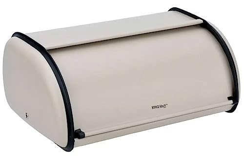 Kinghoff KH-1754 Boîte à pain en acier Beige
