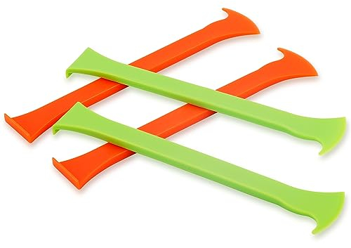 PEUTIER 4St Vinyl Wrap Werkzeug Set, Auto Wrapping Werkzeuge Fenster Tönungsfolien Werkzeug Set PPF Wrap Werkzeug Set Einachsiges Vinyl Wrap Werkzeug für Auto Wrapping (Grün, Orange)