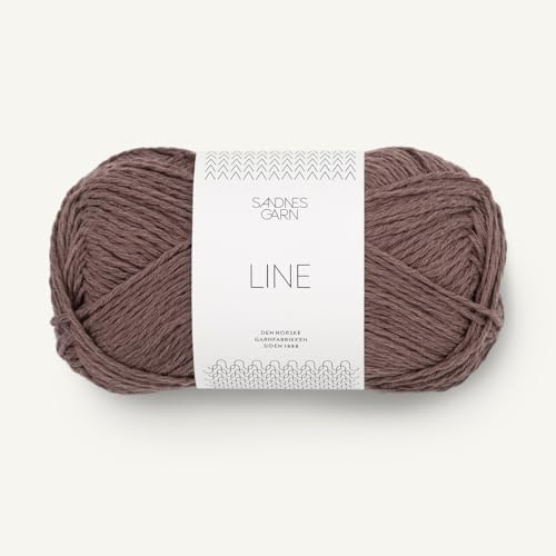 SANDNES GARN Line - Farbe: Eikenøtt (3161) - 50 g/ca. 110 m Wolle