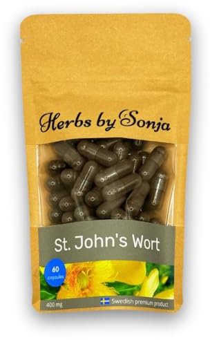 Erba di San Giovanni 400mg * 60 capsule IPERICO - Concentrato di Ipericina altamente concentrato: estratto 8:1 0,3% ipericina - Contribuisce alla normale funzione psicologica