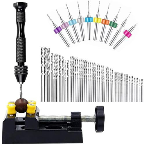 Taladro Manual Portátil, Juego De Taladros En Miniatura, Kit De Taladro Para Pasatiempos, Taladro De Joyería De Resina, Herramientas De Taladro Manual, Taladro De Llavero De Resina, Herramienta