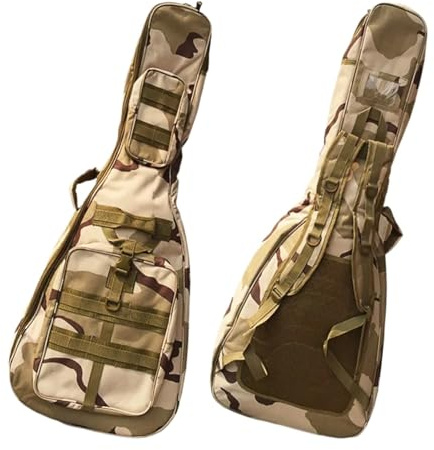 XPJYUA Gitarrenkoffer 40/41 Zoll Gitarrentasche 10 mm Dicker Schwamm Softcase Gigbag Rucksack Oxford wasserdichte Gitarrenhülle mit Schultergurten