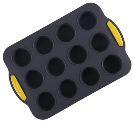 iplusmile Teglia Per Muffin Da Tazze in Silicone Teglia Per Torte Stampo Per Muffin Resistente All Usura Facile Da Pulare e Riporre