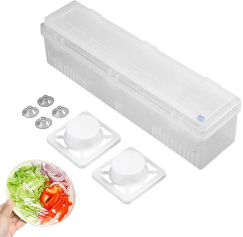 Aluminium Foil Dispenser - Drawer Organizer | Kitchen with Cutter | Reusable Food Films, Oven Paper