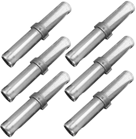 SHINEOFI 6pcs Galvanized Scaffold Connecting Rods Scaffolding Joint Connectors for Construction Diameter Metal Scaffolding Hardware Fittings Locking Pins for Scaffold Tube Fittings