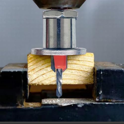 babominimer Set di punte da trapano per legno, a 3 punti, per legno, profondità regolabile con foro per vite di arresto, 5 pezzi (2,8-4,0 mm x 8 mm), compatibili con la maggior parte dei trapani