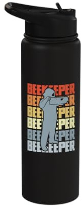 Vintage Beekeeper Apiculturist Apiculture Stainless Steel Insulated Water Bottle