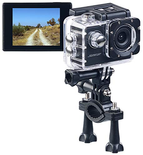 Somikon Electronics & Photo - Fotocamera subacquea: HD Action Cam, Custodia subacquea, impermeabile fino a 30 m (IP68) (Fotocamera da casco, Impermeabile telecamera)