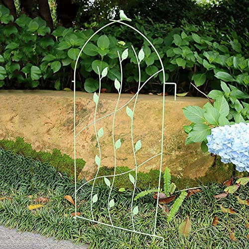 Beetzaun Beeteinfassung zum Stecken Beetbegrenzung Rankhilfe Gartenzaun Rankgitter Garten Gartenstecker Gartenpfähle Rasenkanten Gartenzäune Pflanzenstützen für Gartendeko,Kletterpflanzen,Dekozaun