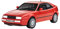 Revell Gift Set 05666 35 Years VW Corrado“ 1:24 Scale Unbuilt Plastic Model Kits with Contacta Professional Glue, Paintbrush & Selected Aqua Color Paints
