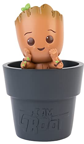 Grupo Erik Stiftehalter Marvel Groot Schreibtisch Organizer - Marvel Comics Stifköcher Schreibtisch Deko - Schreibtisch Zubehör Marvel Fanartikel - Stifte Organizer Marvel Merch