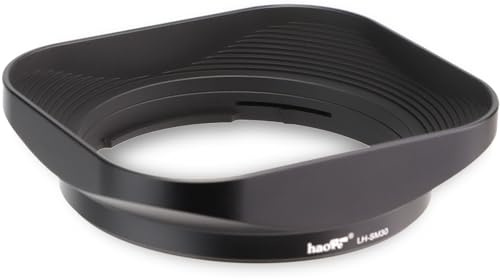 Haoge Quadratische Gegenlichtblende aus Metall für Sigma 30 mm F1.4 DC DN Objektiv LH-SM30 Bajonett, AM LH-SM30