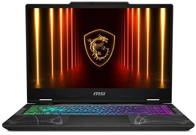 msi Cyborg 15 Laptop para juegos delgada y ligera de 15.6 pulgadas FHD 144Hz - RTX 5060, Intel Core 5-210H, 16GB DDR5, 512GB SSD, Wi-Fi 6E, Windows 11, B2RWFKG-295US