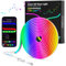 MeRGBW-Home Tiras LED Neon 3M, Luces LED Strip RGB de Neón de DIY Siliconecon, Control por App, Inteligente Control Segmentado Modo Música y Escena Arcoíris para Habitación Gaming, Fiesta, Dormitorio
