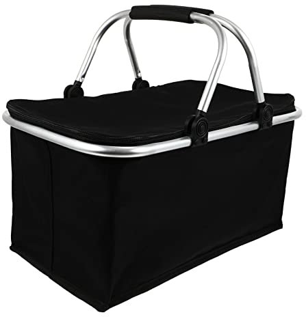 AUTSUPPL Alu Kühlbox Tragbar Isoliert Für Picknick Camping Urlaub Outdoor Mit Großem Fassungsvermögen Und Faltbar Design Für Lebensmittel Und Getränke