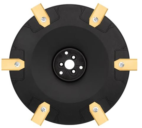 Coupe Plus Efficace : Plaque de Coupe pour Robot Tondeuse + 6 Lames de Rechange compatibles avec Husqvarna G3-P15, Automower 305, 310, 315, 315x, 405,410, 415x, 435, 535 AWD Disque à tronçonner