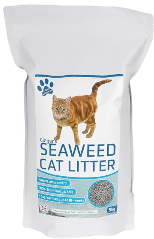 Piddles Seaweed Cat Litter, 100% Organic cat litter, odour free, Biodegradable,Soft Texture