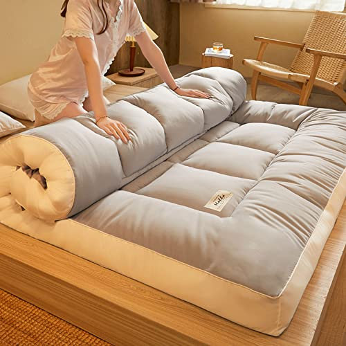 Traditionelle japanische Klappmatratze, Doppelbett-Matte für Futonbett