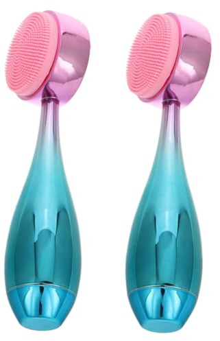 Beavorty 2stücke Silikon-gesichtsbürste Für Peeling Gesichtswaschbürste Hautpflege-tool Reinigungsbürste Waschbürste Peeling-werkzeug Applikator Hautreiniger Gesichtsreinigung