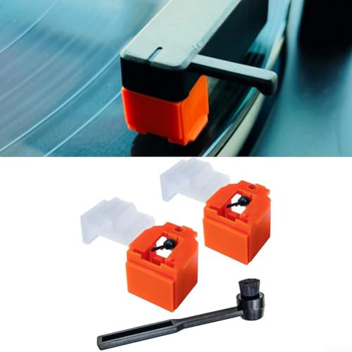 2Pcs ATN3600L Record Player Needle With Brush, Vinyl Turntable Turntable Compatible For AUDIO-TECHNICA AT-PL50, AT-LP60, AT-PL300, AT-LP2D