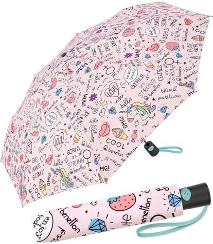 Benetton Taschenschirm Mini Automatik Girlie