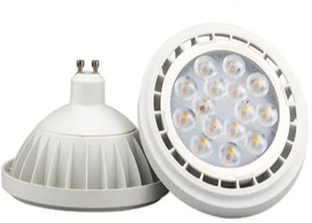 JHXHFJXZ Ampoule LED G53 GU10 à intensité variable, module d'éclairage AR111, projecteur 12 W 15, ampoule pour garages, entrepôts(4000K White,G53_12W)