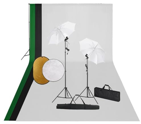 Snsowed Kit Studio Fotografico con Luci Fondale e Riflettore,Studio Foto,Fotografia,Illuminazione e Studio,Luci e Flash da studio-3067117
