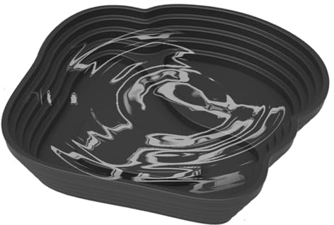 Sköldpadda mattallrik, pool reptiler, pool sköldpadda bad skål, orm vatten tallrik, grodor matningsplatta för sköldpaddor, grodor med horn, ödlor, orm