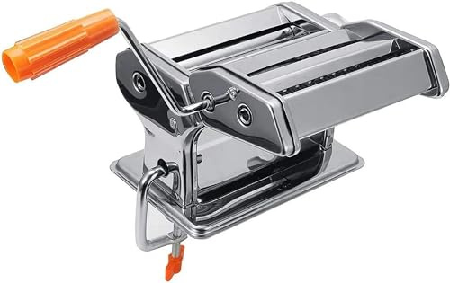 JMOUZHG Macchina per Pasta Professionale Macchina per Pasta Manuale Macchina per tagliapasta Rullo tagliapasta Taglia Pasta Fresca in Acciaio Inox Taglia Pasta Fresca