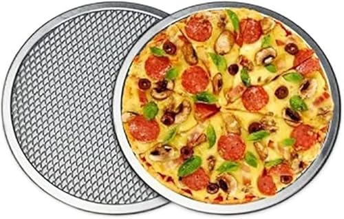 TNBCCXN Piedra para pizza 1 bandeja for pizza antiadherente, bandeja for hornear, red, herramientas de cocina(16inch)